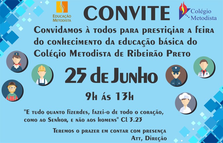 Convite Feira do Conhecimento