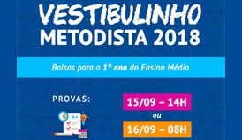 Estudantes que cursarão o 1º ano do Ensino Médio podem se inscrever até 08/09. Confira